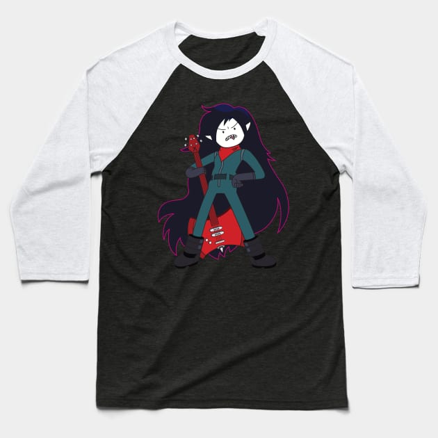 Marceline Baseball T-Shirt by Plushism